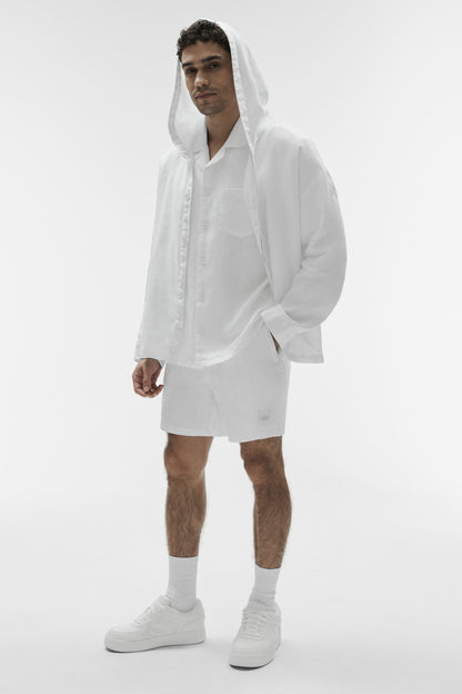 Veste À Capuche Boutonnée Linen Days