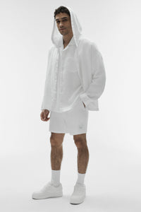 Veste À Capuche Boutonnée Linen Days