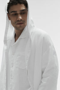 Veste À Capuche Boutonnée Linen Days