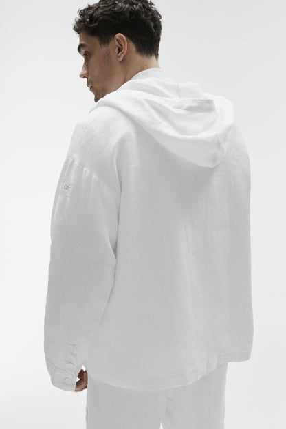 Veste À Capuche Boutonnée Linen Days
