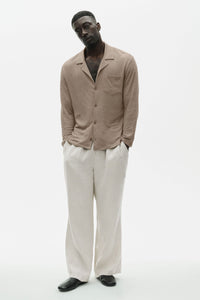 Chemise Manches Longues En Jersey De Lin Coastal