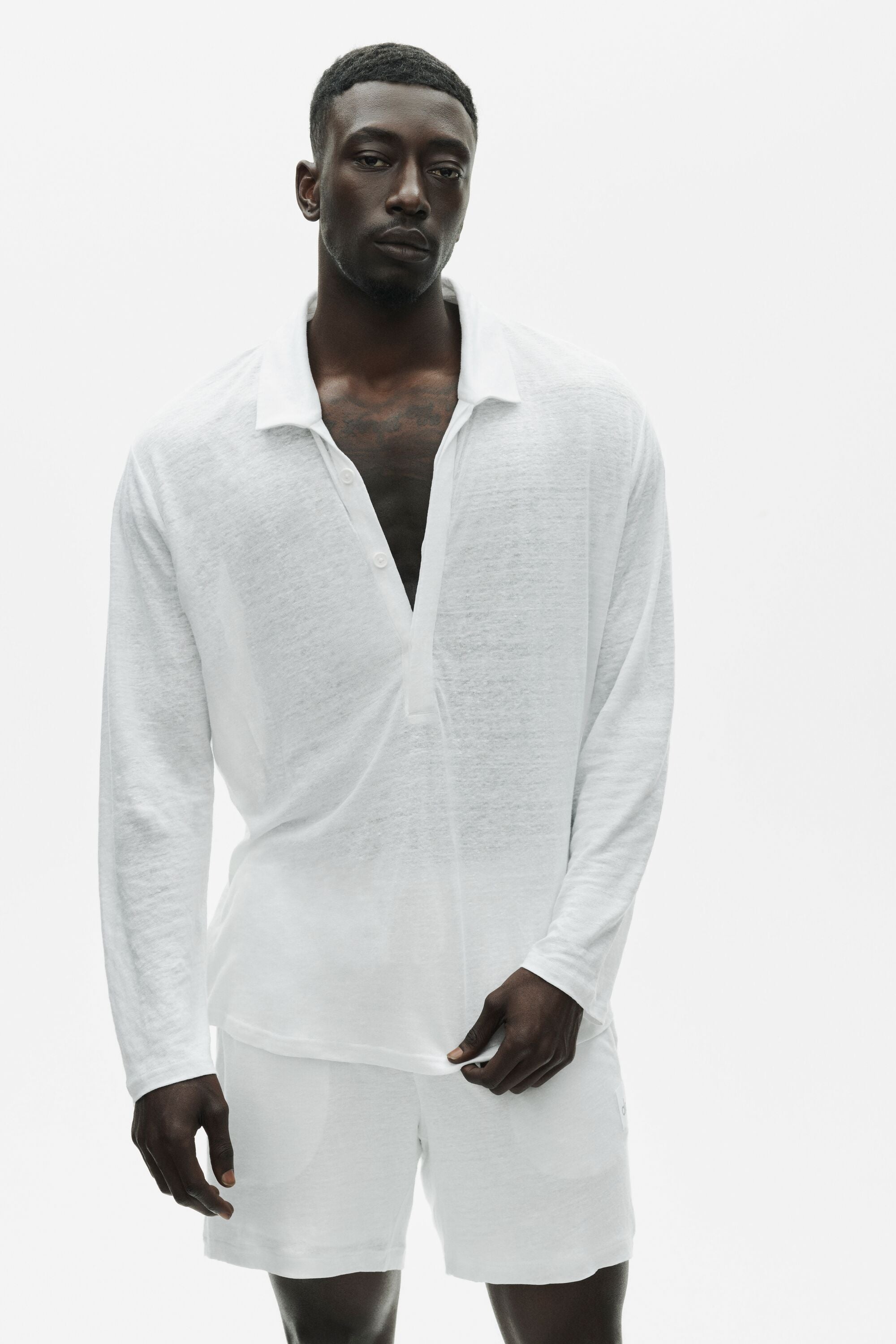 Pull Manches Longues En Jersey De Lin Coastal