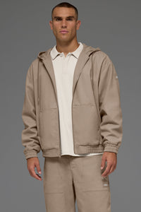 Sweat À Capuche Zippé En Toile De Coton