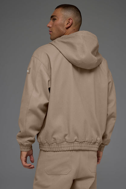 Sweat À Capuche Zippé En Toile De Coton