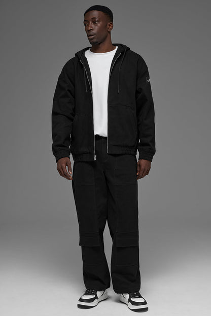 Sweat À Capuche Zippé En Toile De Coton