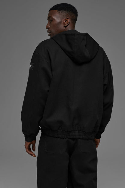 Sweat À Capuche Zippé En Toile De Coton