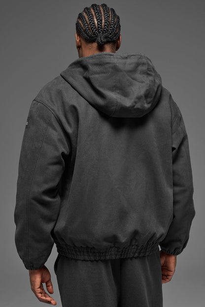 Sweat À Capuche Zippé En Toile De Coton