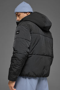 Doudoune À Capuche En Nylon Plissé Stage