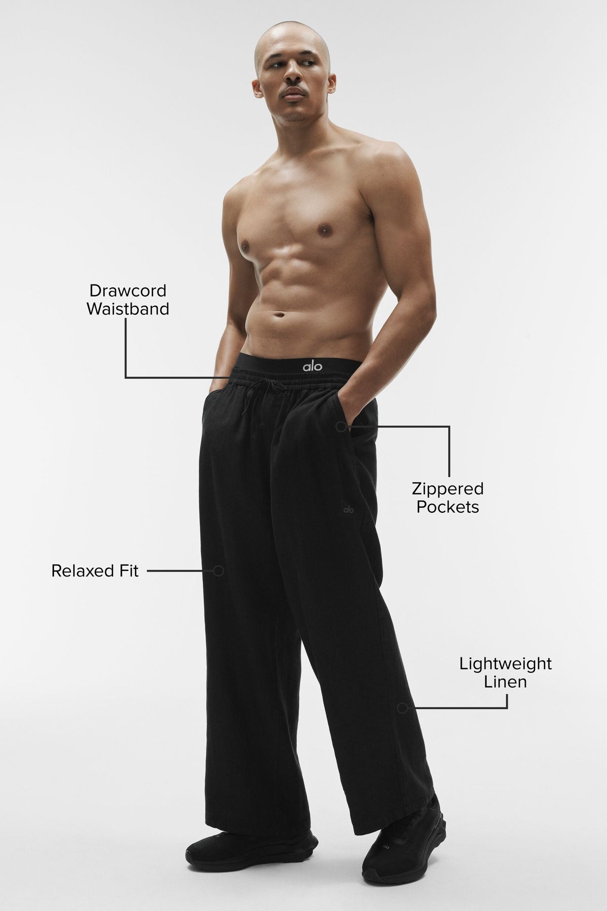 Pantalon Coupe Droite Linen Days