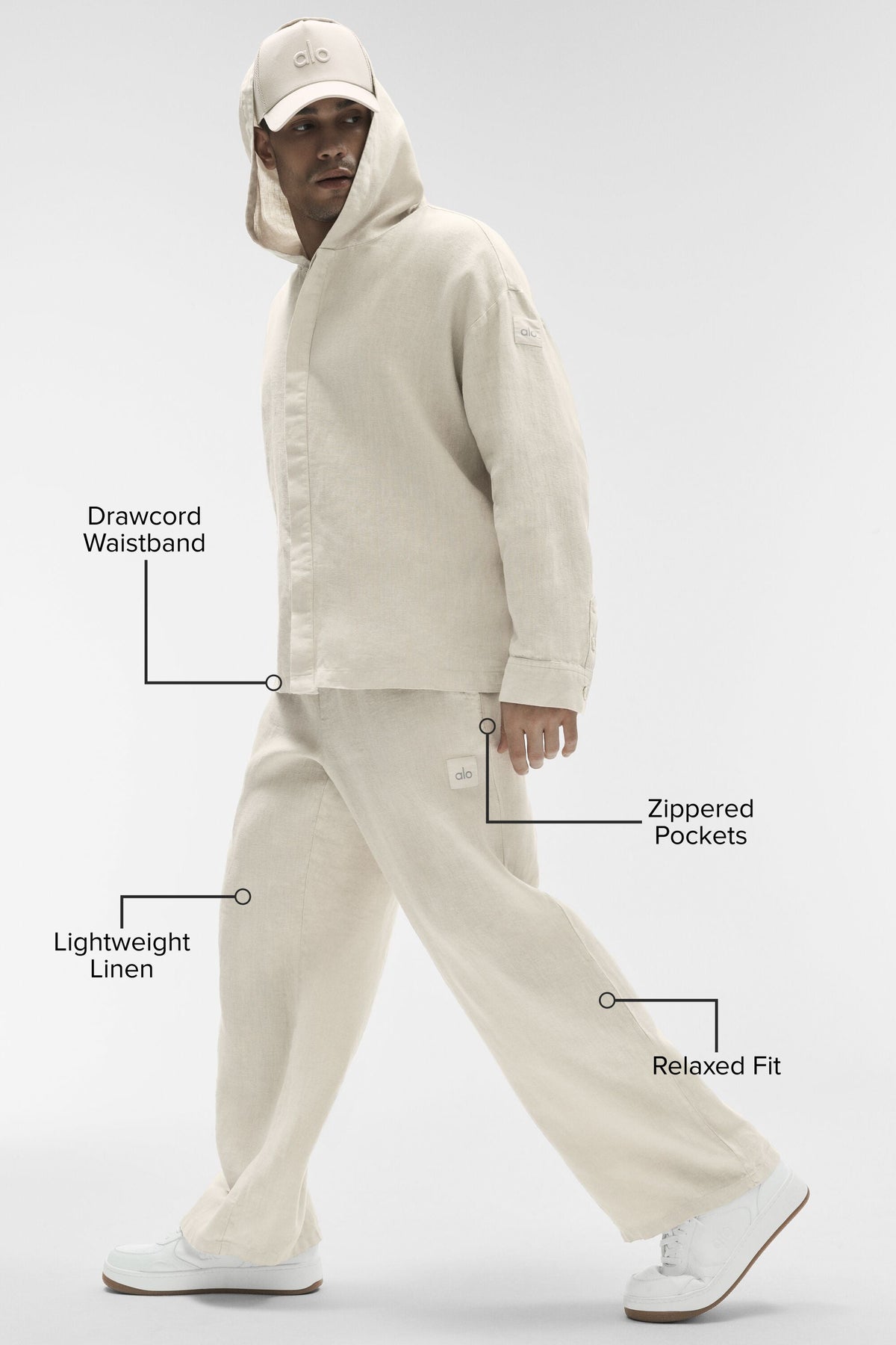 Pantalon Coupe Droite Linen Days