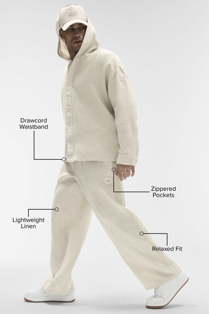 Pantalon Coupe Droite Linen Days