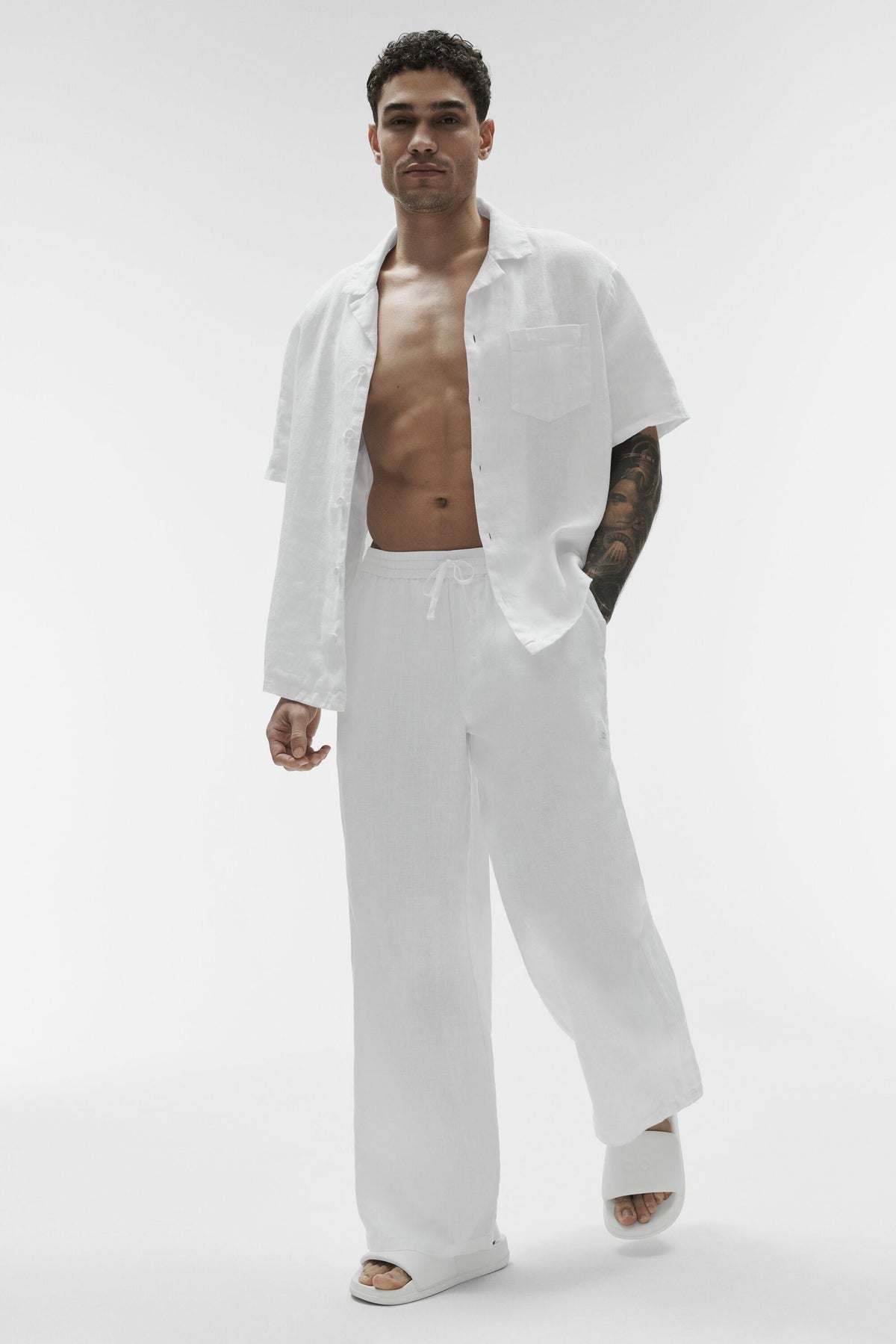 Pantalon Coupe Droite Linen Days