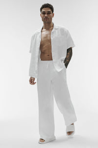 Pantalon Coupe Droite Linen Days