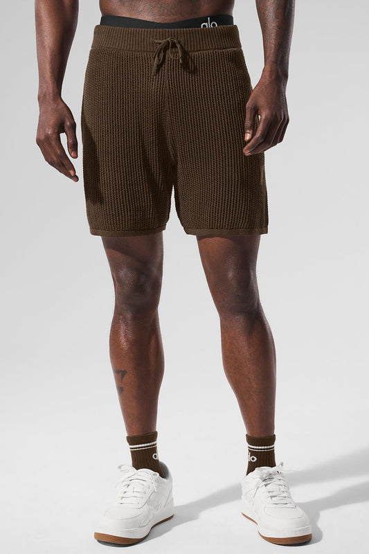 Short En Maille Ajourée