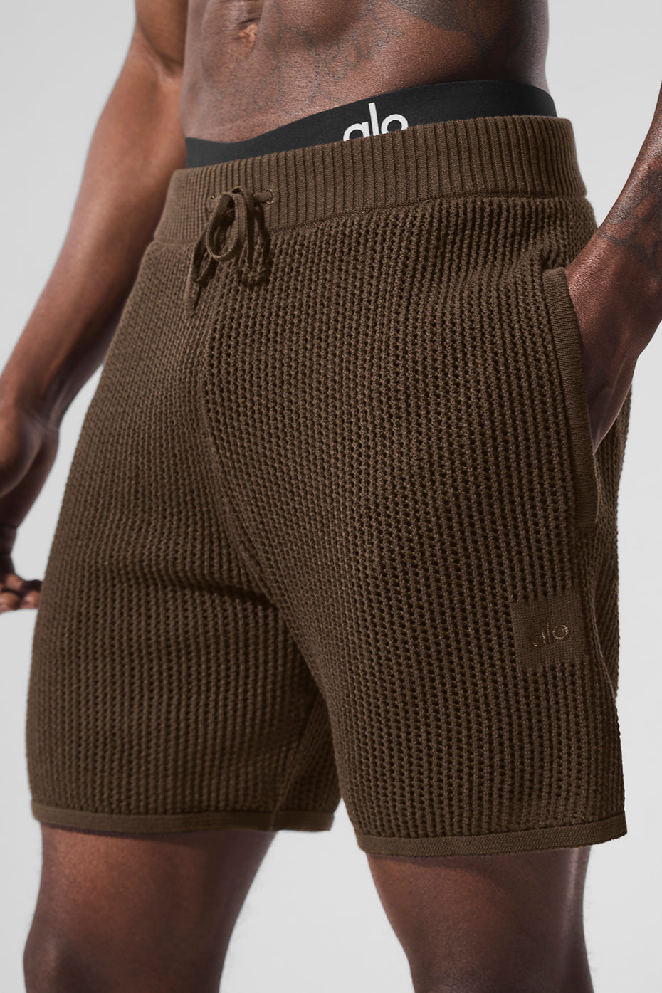Short En Maille Ajourée