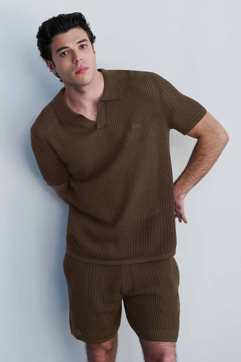 Short En Maille Ajourée