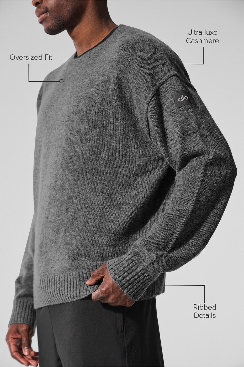 Unisex Wool Cashmere New Class Crewneck Sweater