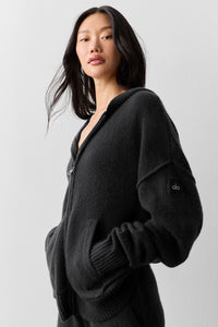 Sweat À Capuche Zippé En Laine Et Cachemire New Class