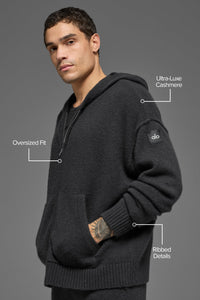 Sweat À Capuche Zippé En Laine Et Cachemire New Class