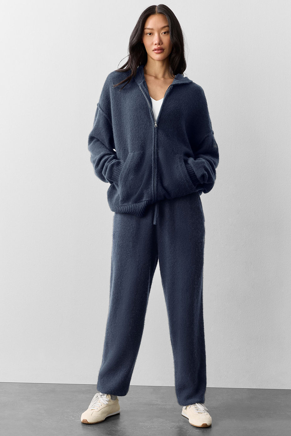 Sweat À Capuche Zippé En Laine Et Cachemire New Class