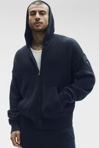 Sweat À Capuche Zippé En Laine Et Cachemire New Class