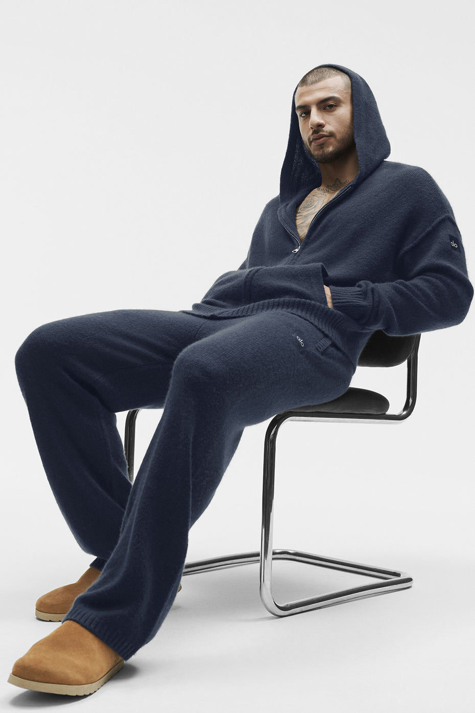 Sweat À Capuche Zippé En Laine Et Cachemire New Class