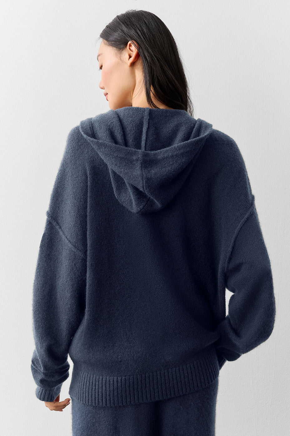 Sweat À Capuche Zippé En Laine Et Cachemire New Class