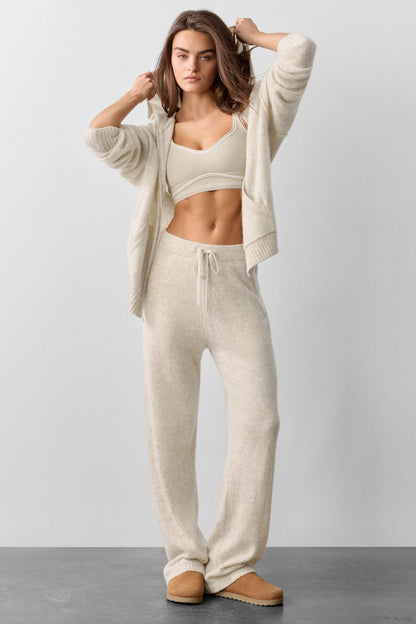 Sweat À Capuche Zippé En Laine Et Cachemire New Class
