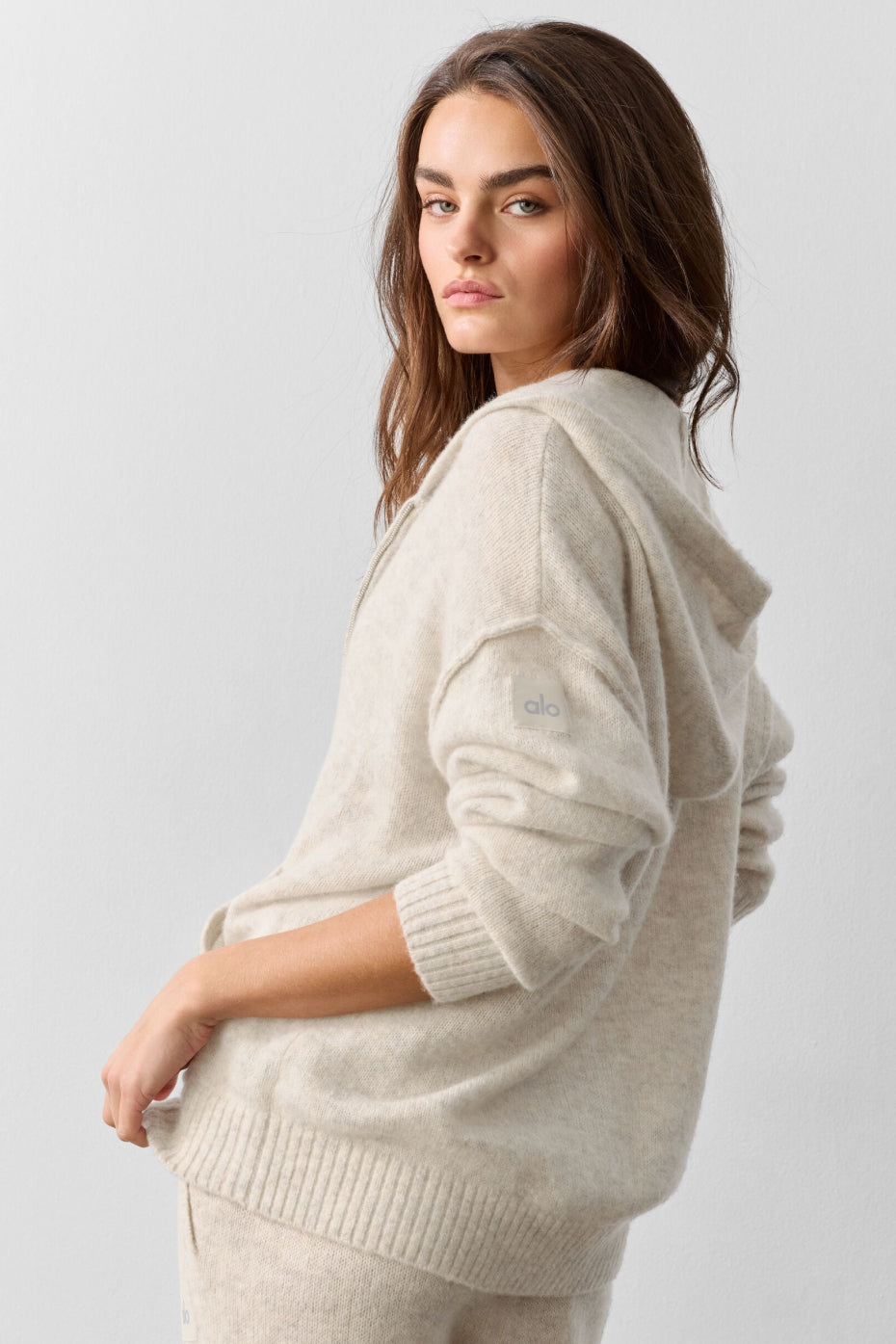 Sweat À Capuche Zippé En Laine Et Cachemire New Class