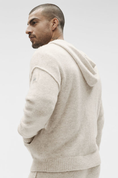 Sweat À Capuche Zippé En Laine Et Cachemire New Class