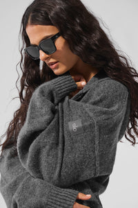 Sweat À Capuche Zippé En Laine Et Cachemire New Class