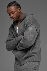 Sweat À Capuche Zippé En Laine Et Cachemire New Class