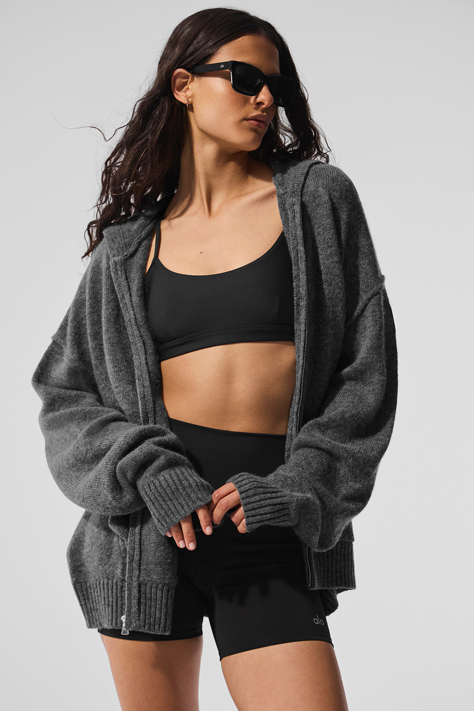 Sweat À Capuche Zippé En Laine Et Cachemire New Class