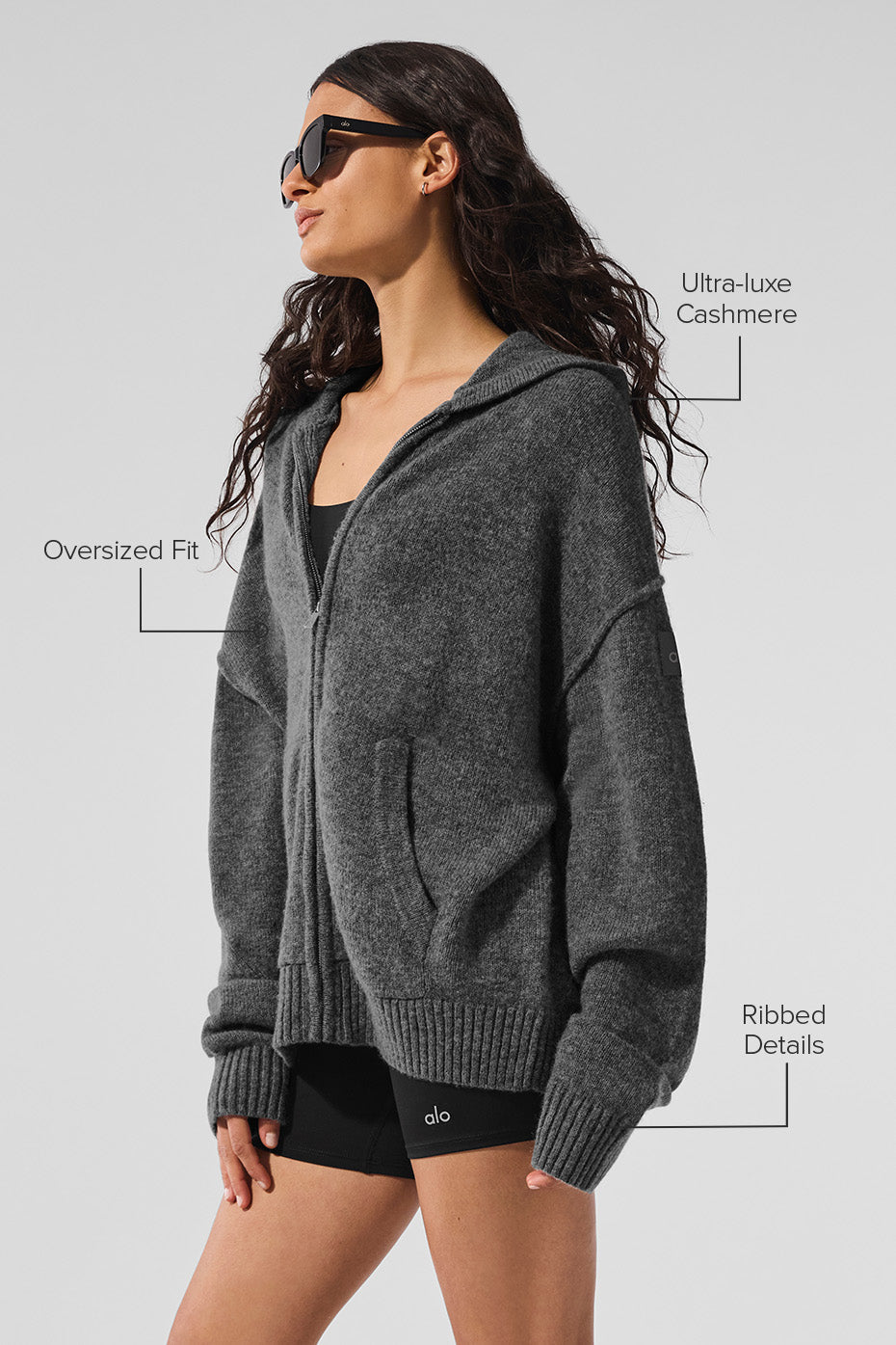 Wool Cashmere New Class Full Zip Hoodie