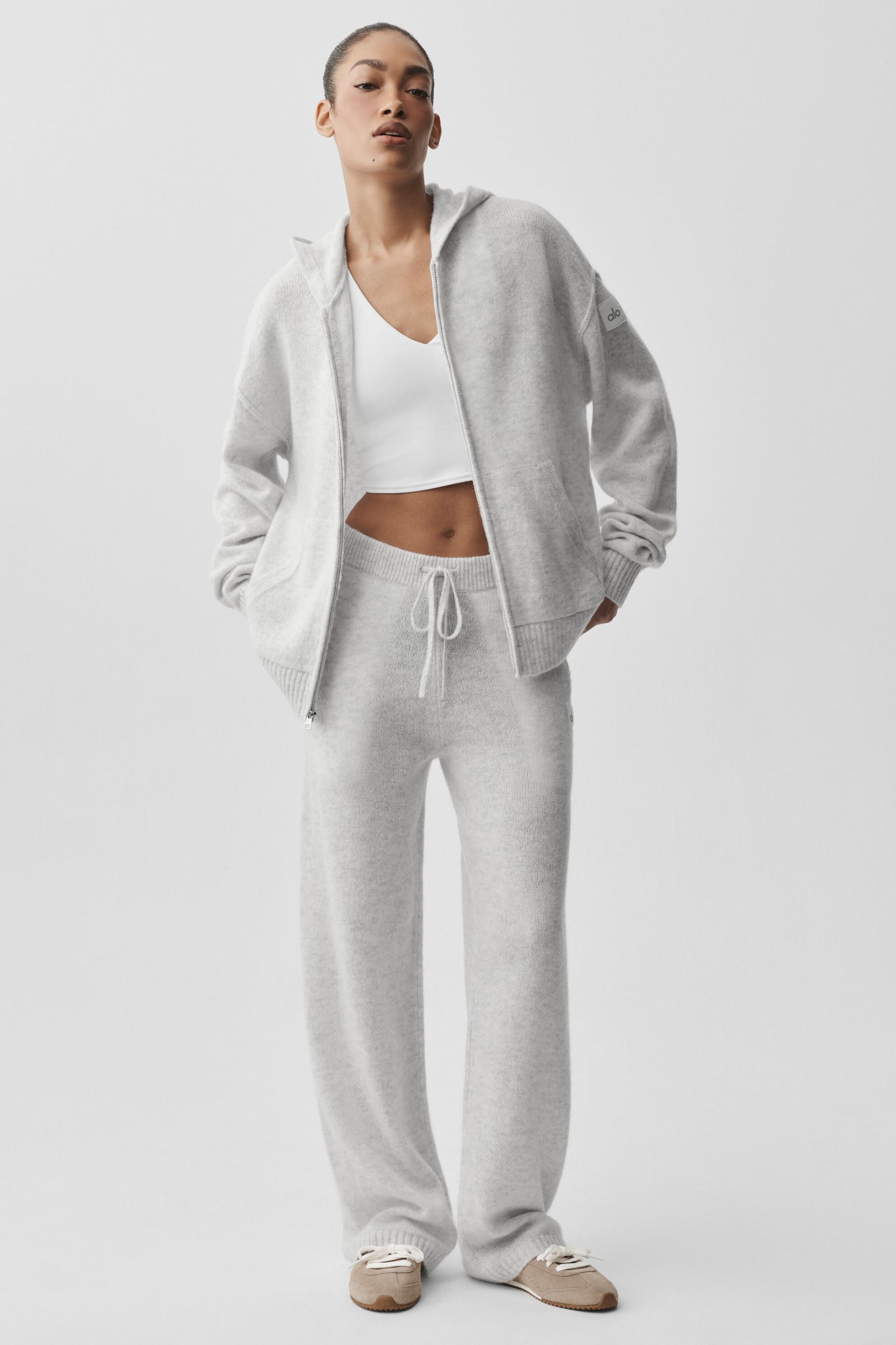 Sweat À Capuche Zippé En Laine Et Cachemire New Class