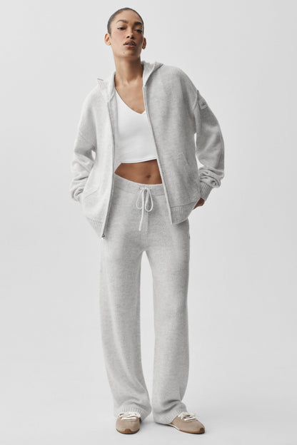 Sweat À Capuche Zippé En Laine Et Cachemire New Class
