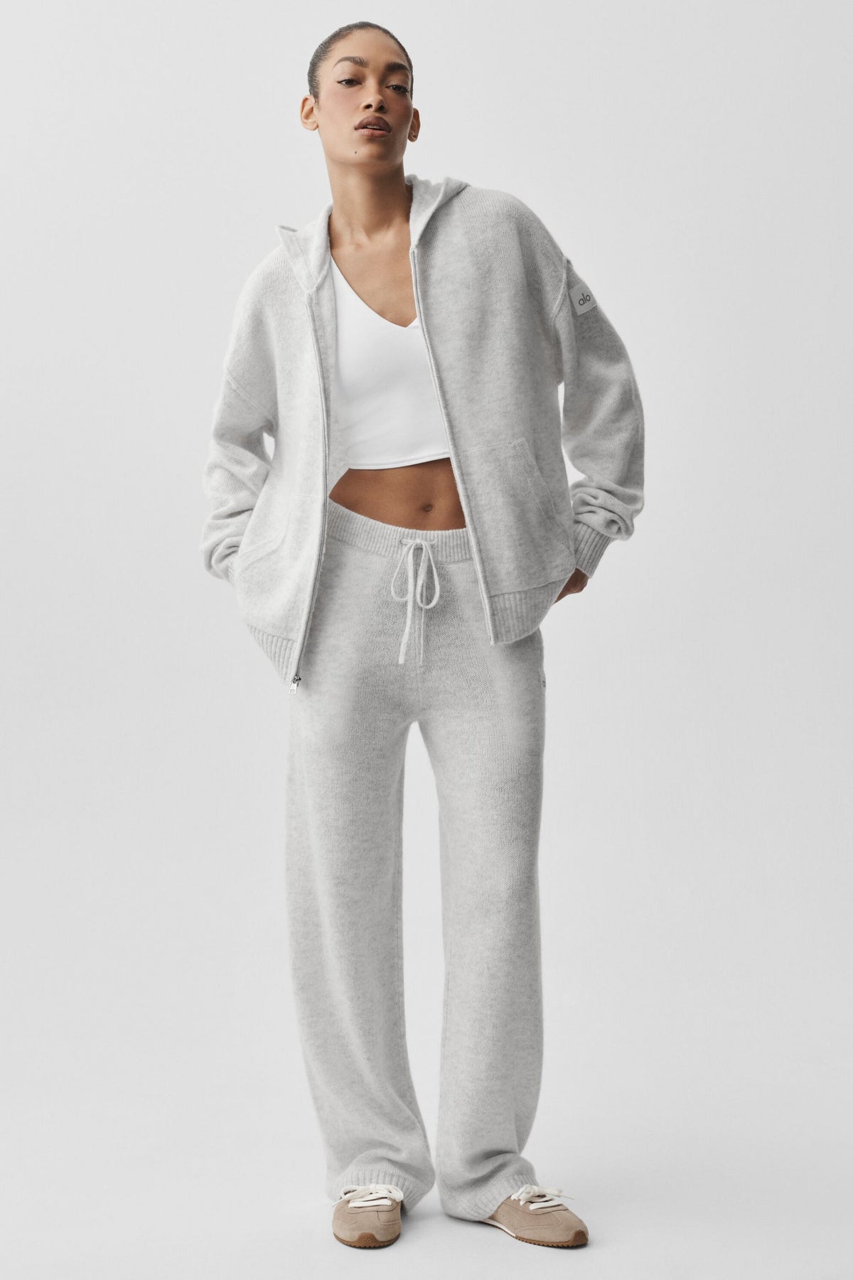 Sweat À Capuche Zippé En Laine Et Cachemire New Class