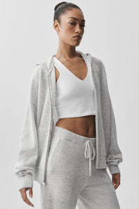 Sweat À Capuche Zippé En Laine Et Cachemire New Class