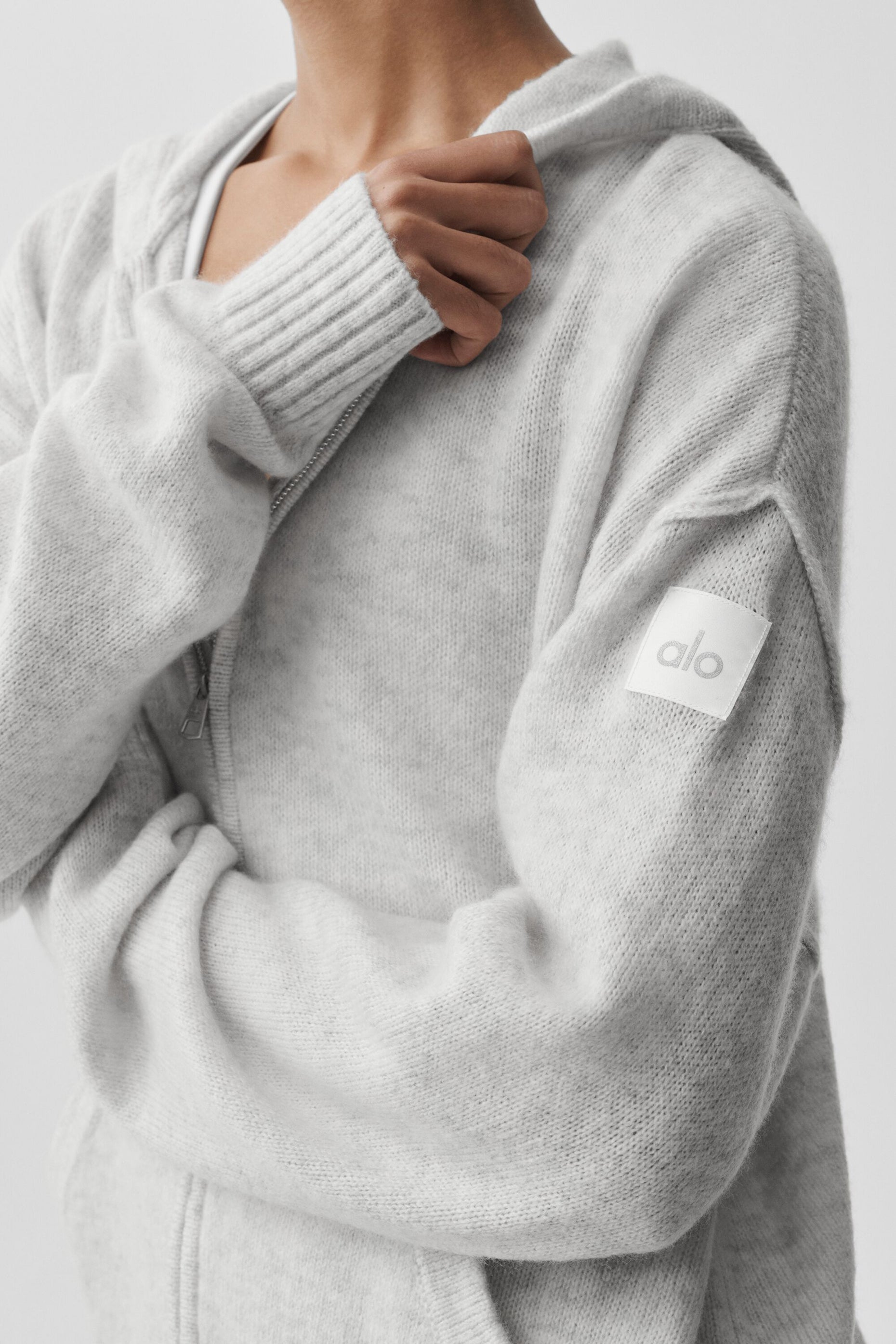 Sweat À Capuche Zippé En Laine Et Cachemire New Class