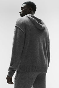 Sweat à capuche New Class en laine et cachemire