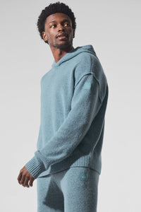 Sweat à capuche New Class en laine et cachemire