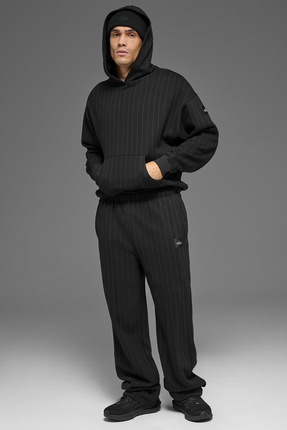 Sweat À Capuche Pinstripe