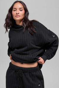 Sweat À Capuche Pinstripe
