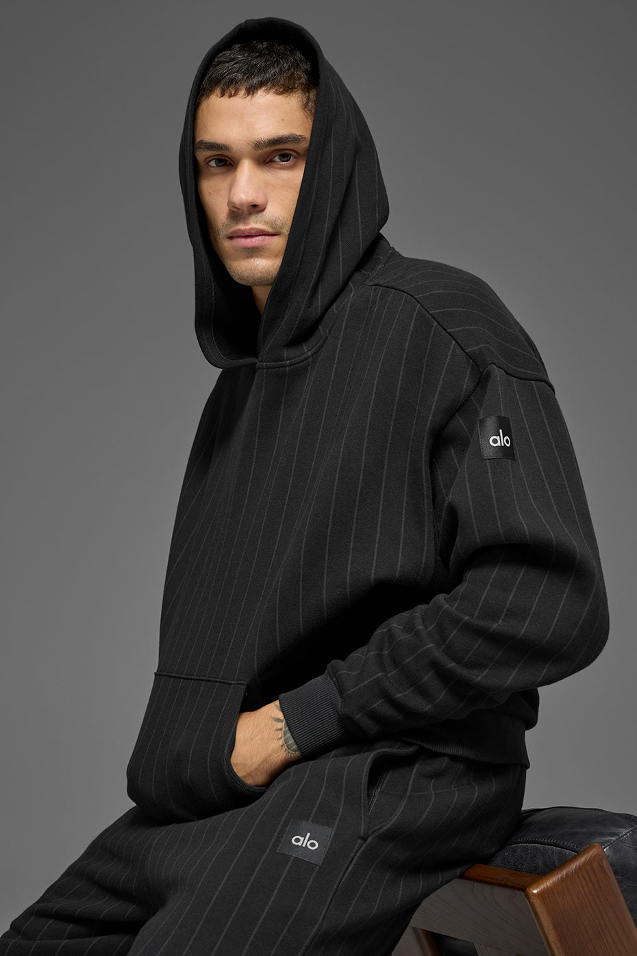 Pinstripe Hoodie