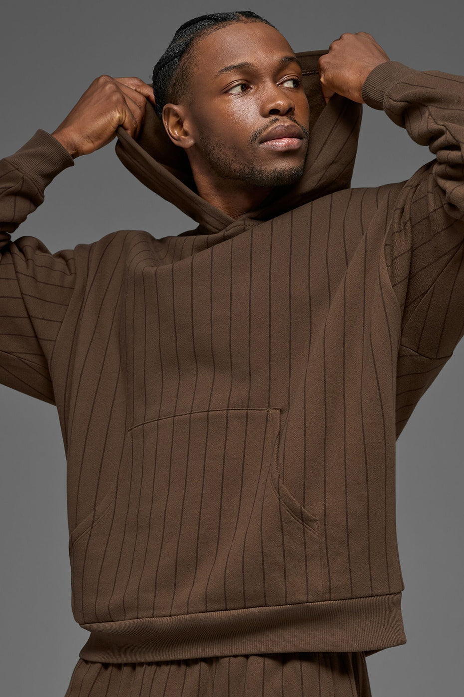 Sweat À Capuche Pinstripe