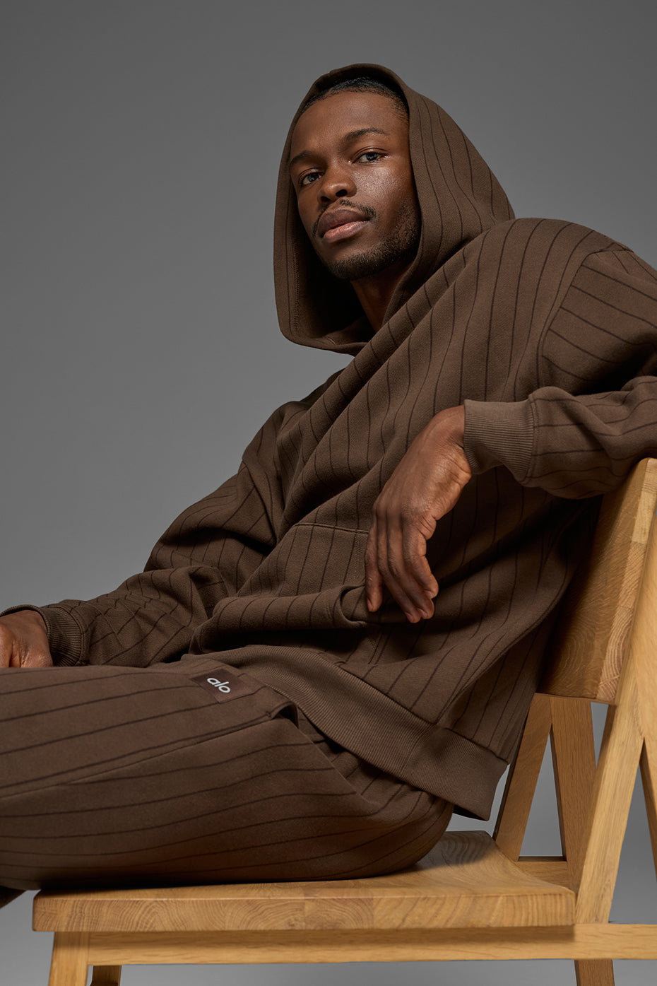 Sweat À Capuche Pinstripe