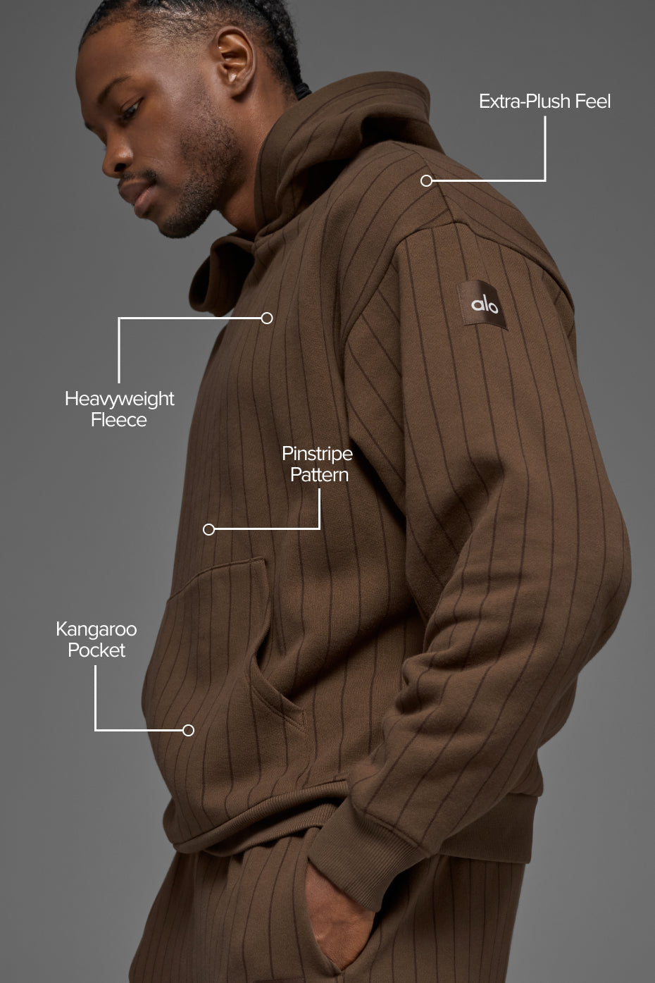 Pinstripe Hoodie