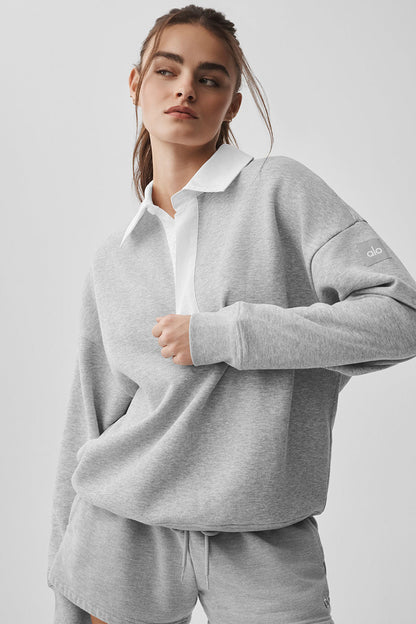 Take It Easy Long Sleeve Henley Pullover