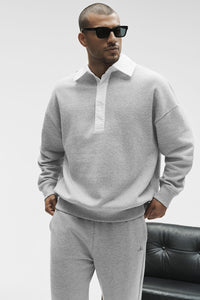 Take It Easy Long Sleeve Henley Pullover