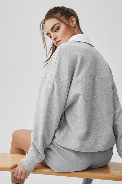 Take It Easy Long Sleeve Henley Pullover